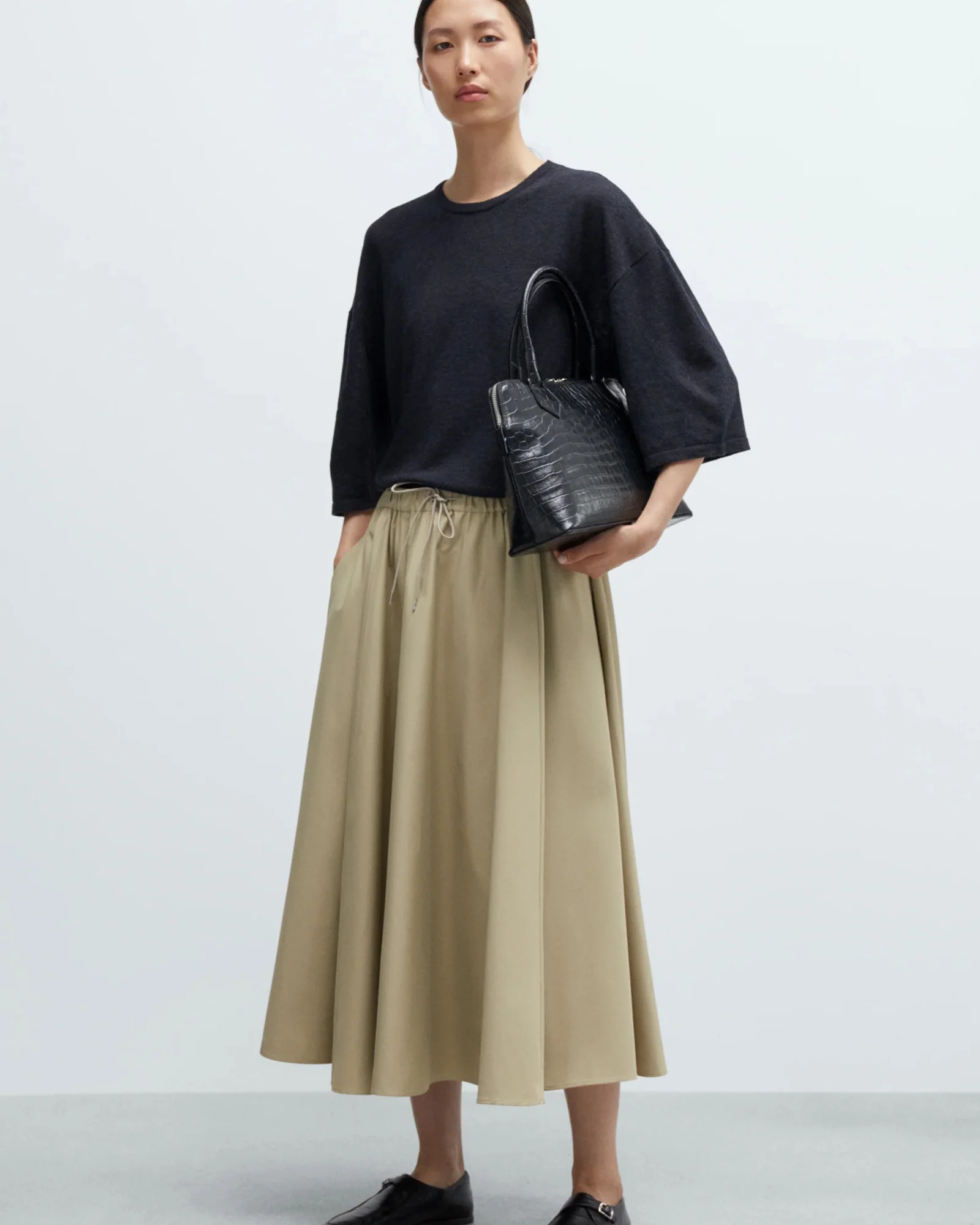 Technical Skirt | Camel - Image 2