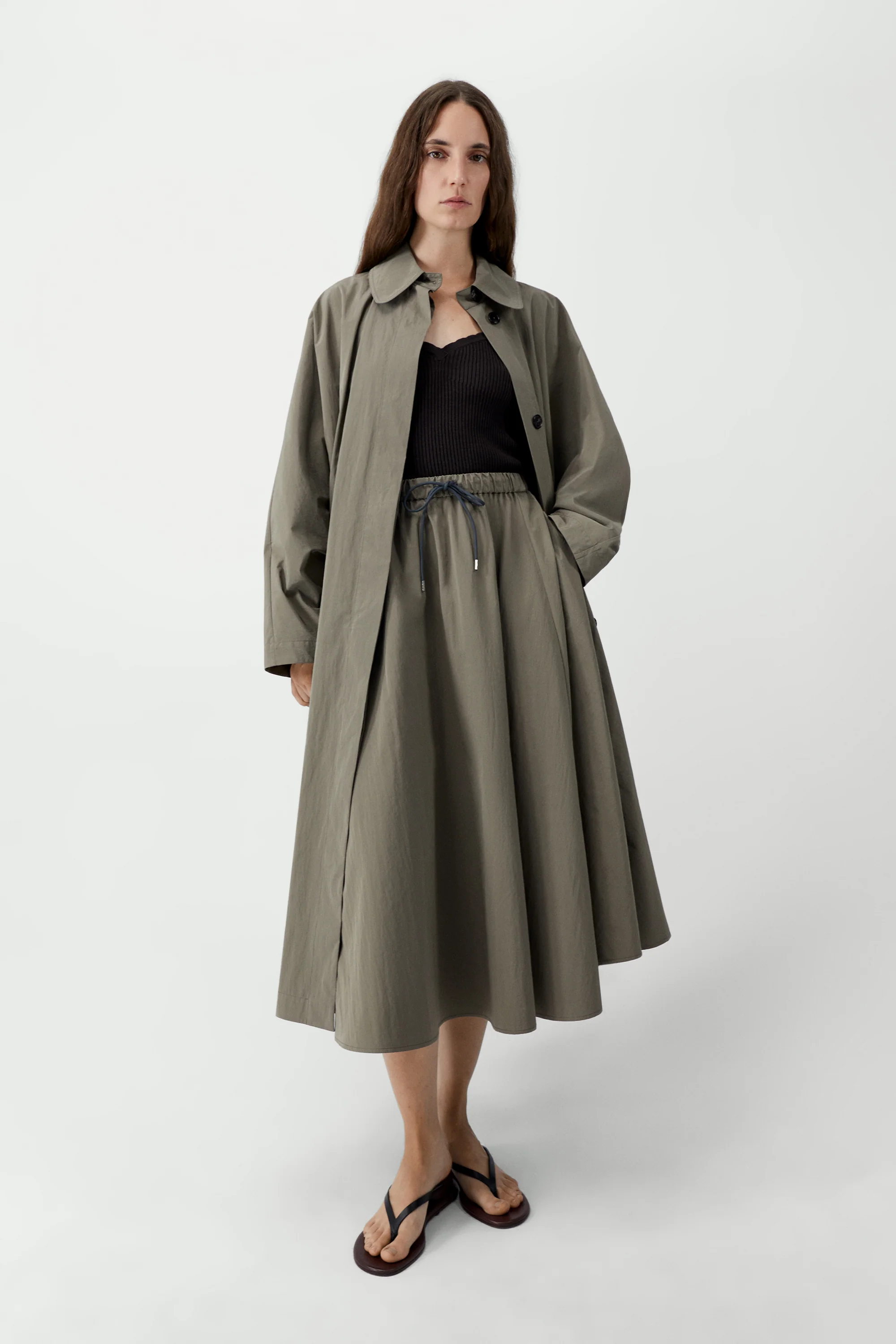 Technical Skirt | Vetiver - Image 2