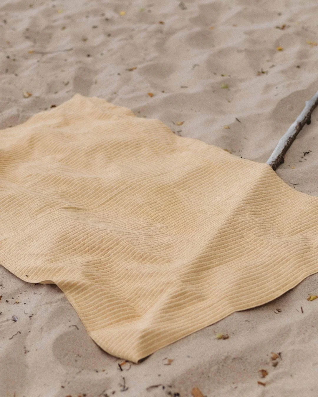 Terry Towel | Sand/Ecru Stripes - Image 3