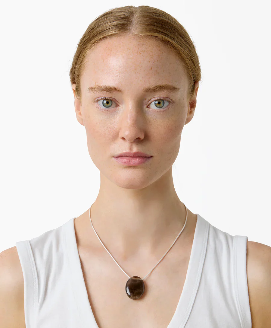 The Julia Necklace |Â Smokey Quartz - Image 2