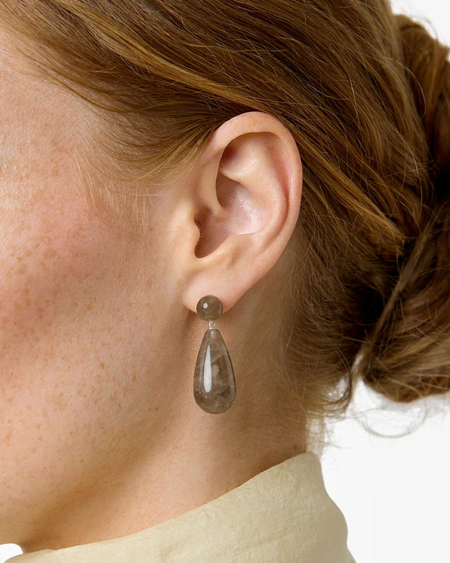 The Lola Earrings | Smoky Quartz - Image 2