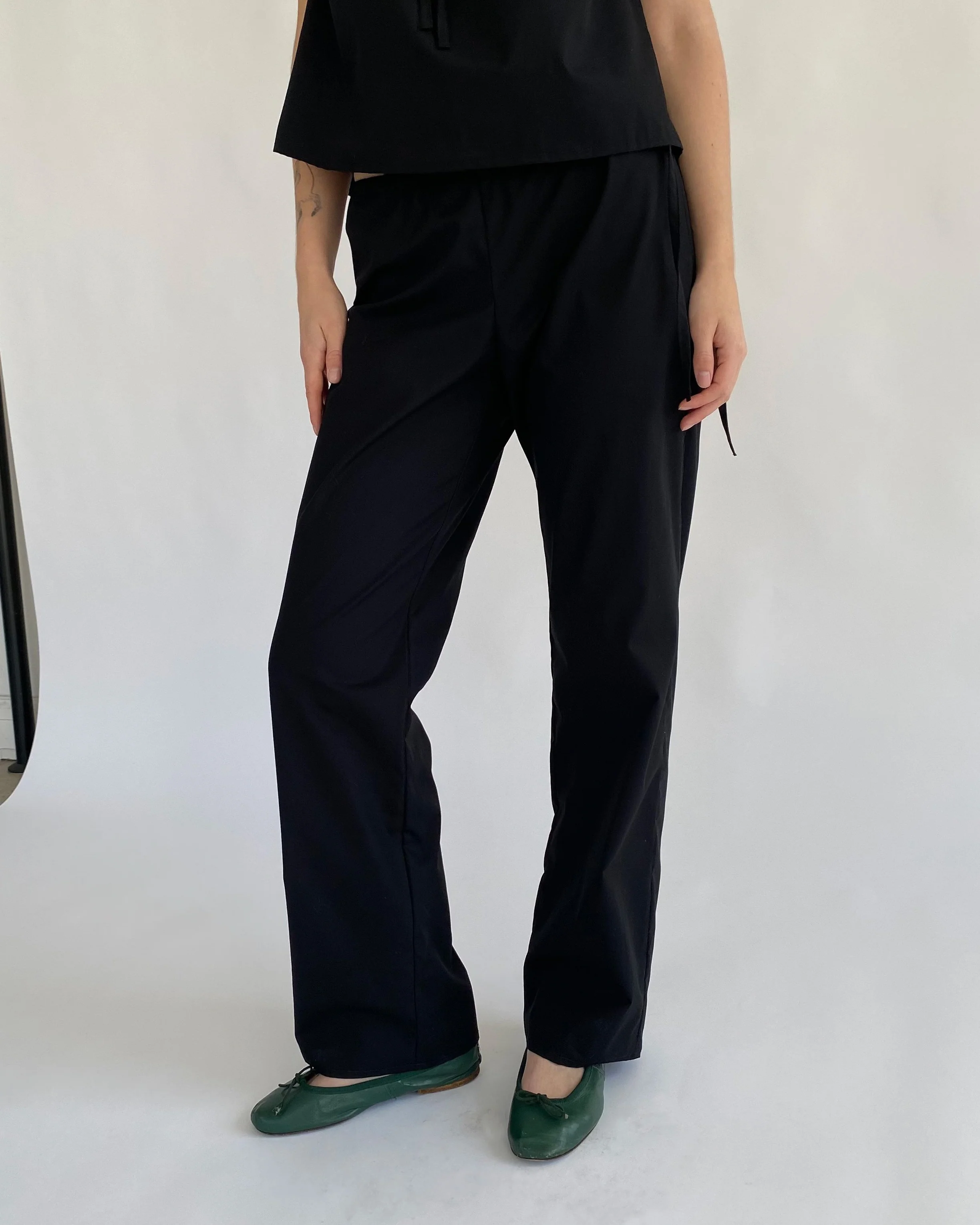 Tie Pants | Black - Image 3