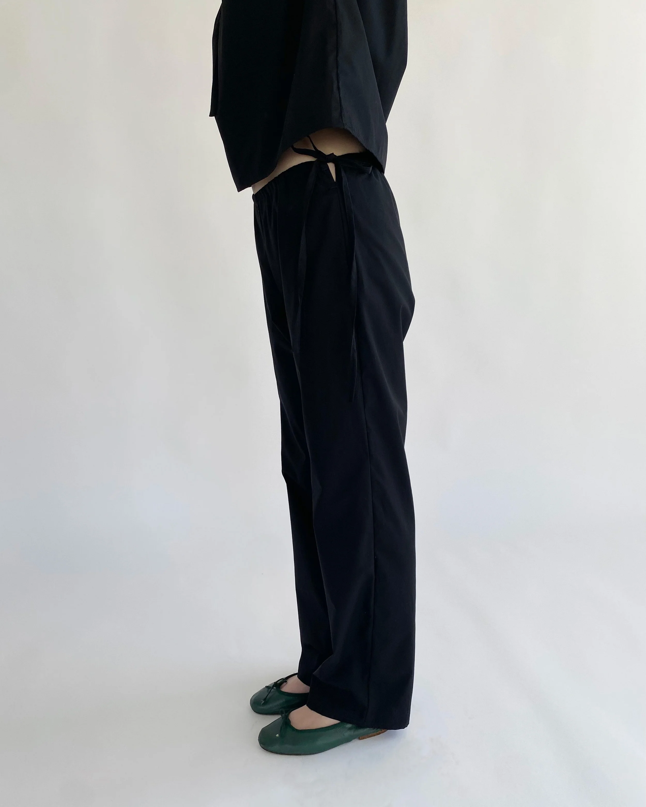 Tie Pants | Black - Image 4