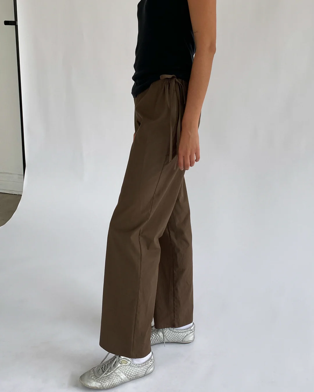 Tie Pants | Chocolate - Image 2
