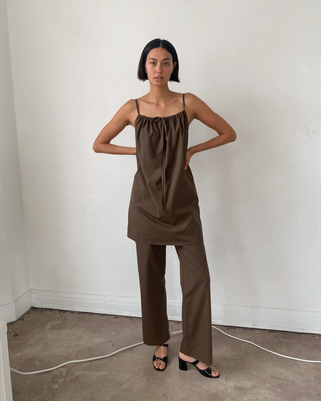 Tie Pants | Chocolate - Image 5