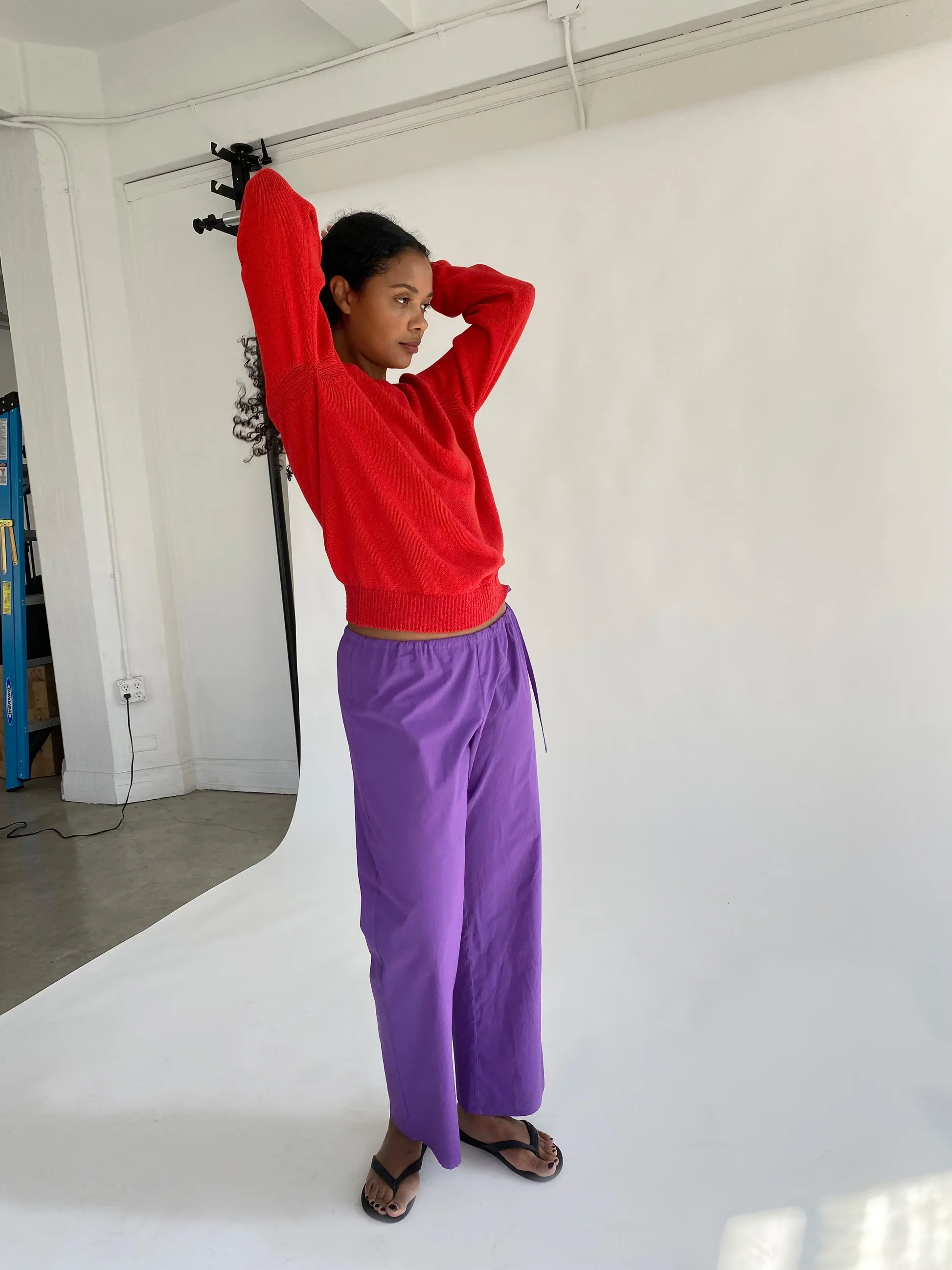 Tie Pants | Purple - Image 2