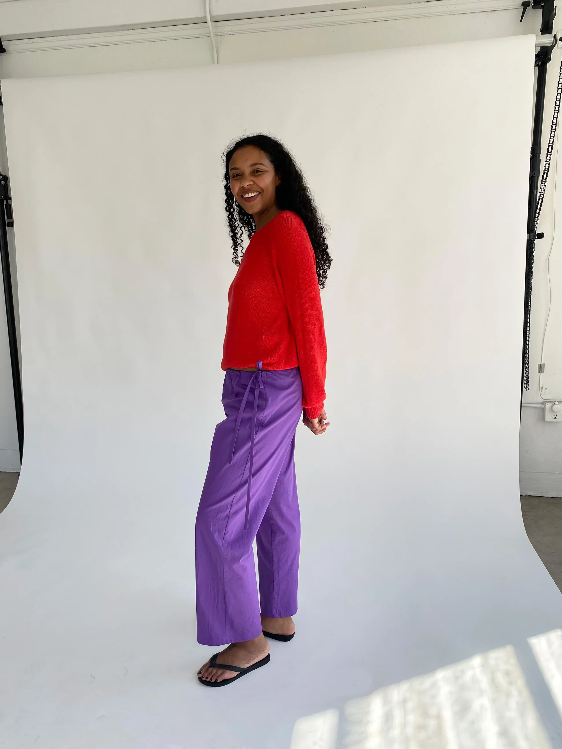 Tie Pants | Purple - Image 3