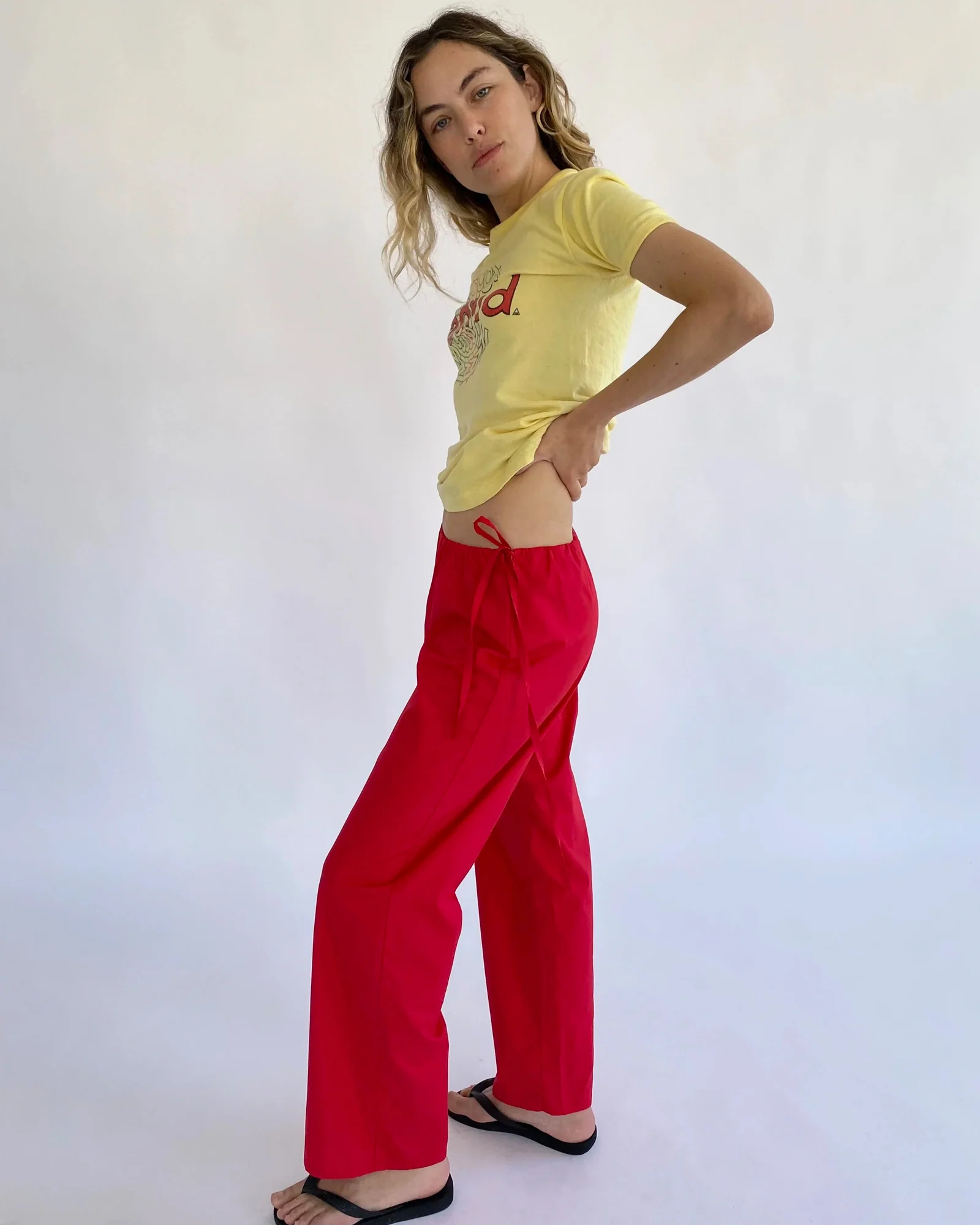 Tie Pants | Red - Image 3