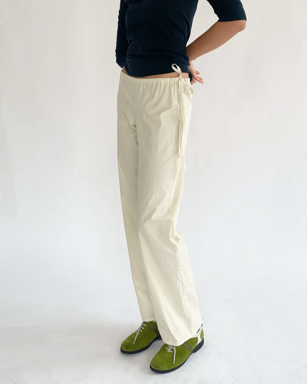 Tie Pants | Rice - Image 2