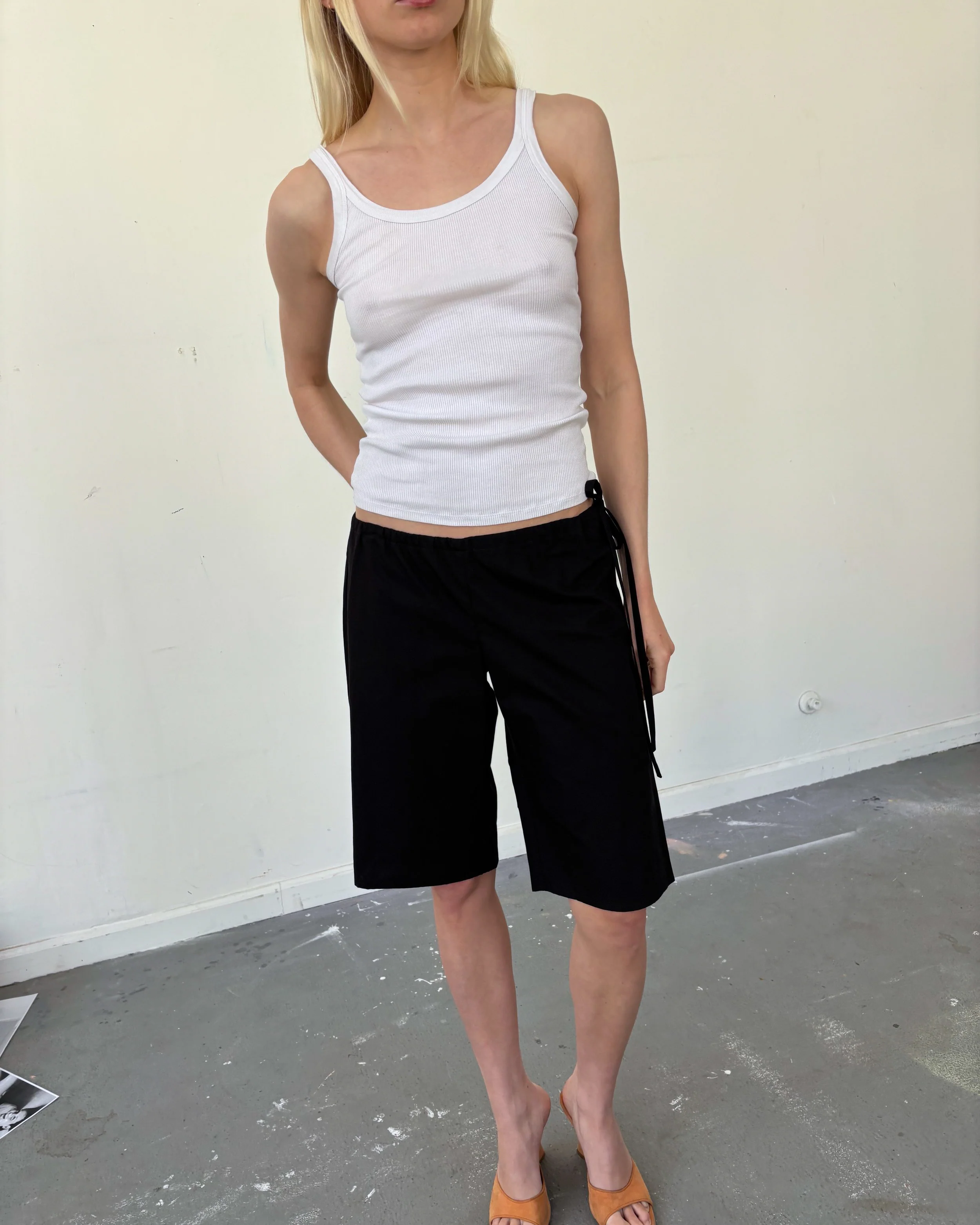 Tie Shorts | Black - Image 2