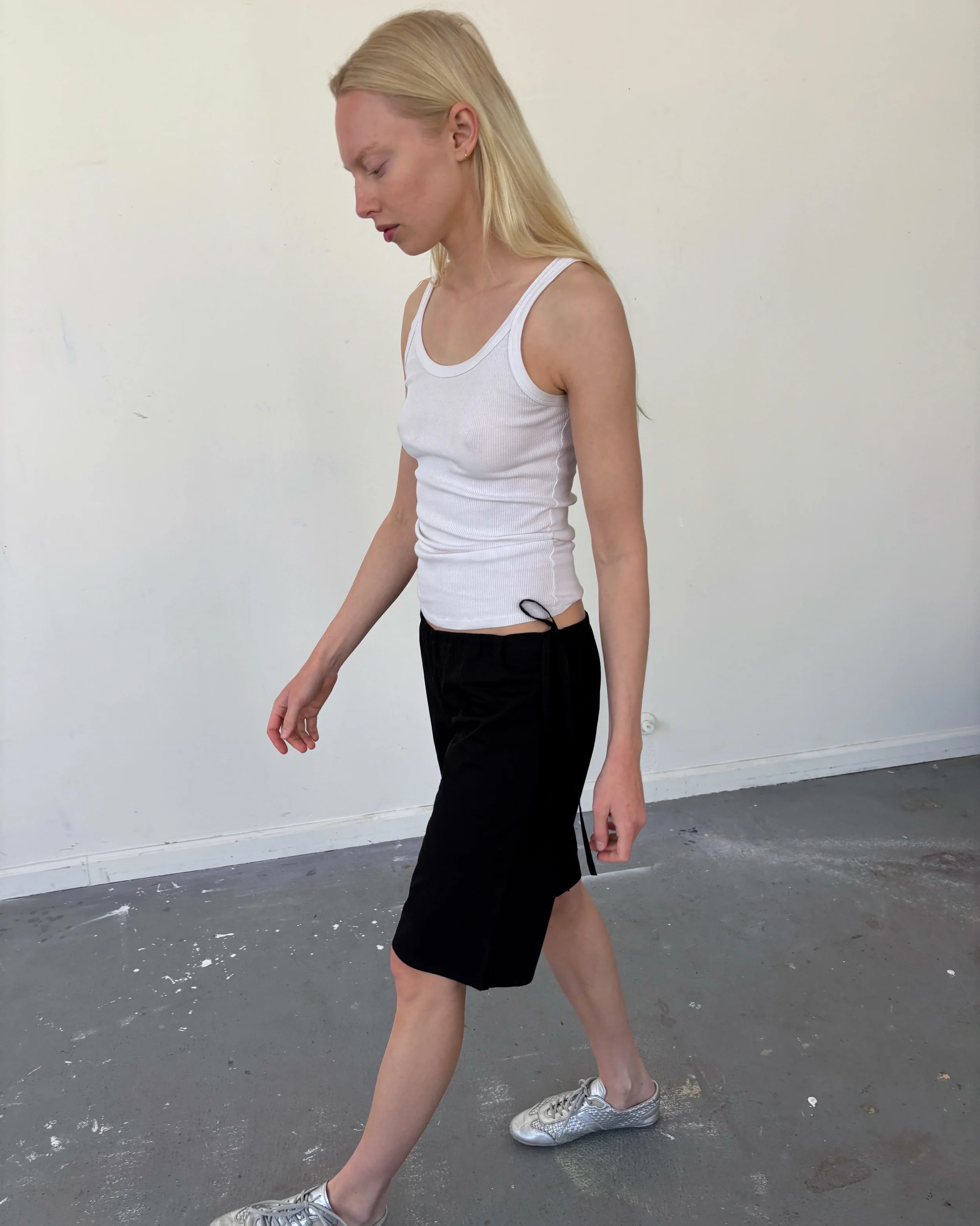 Tie Shorts | Black - Image 3