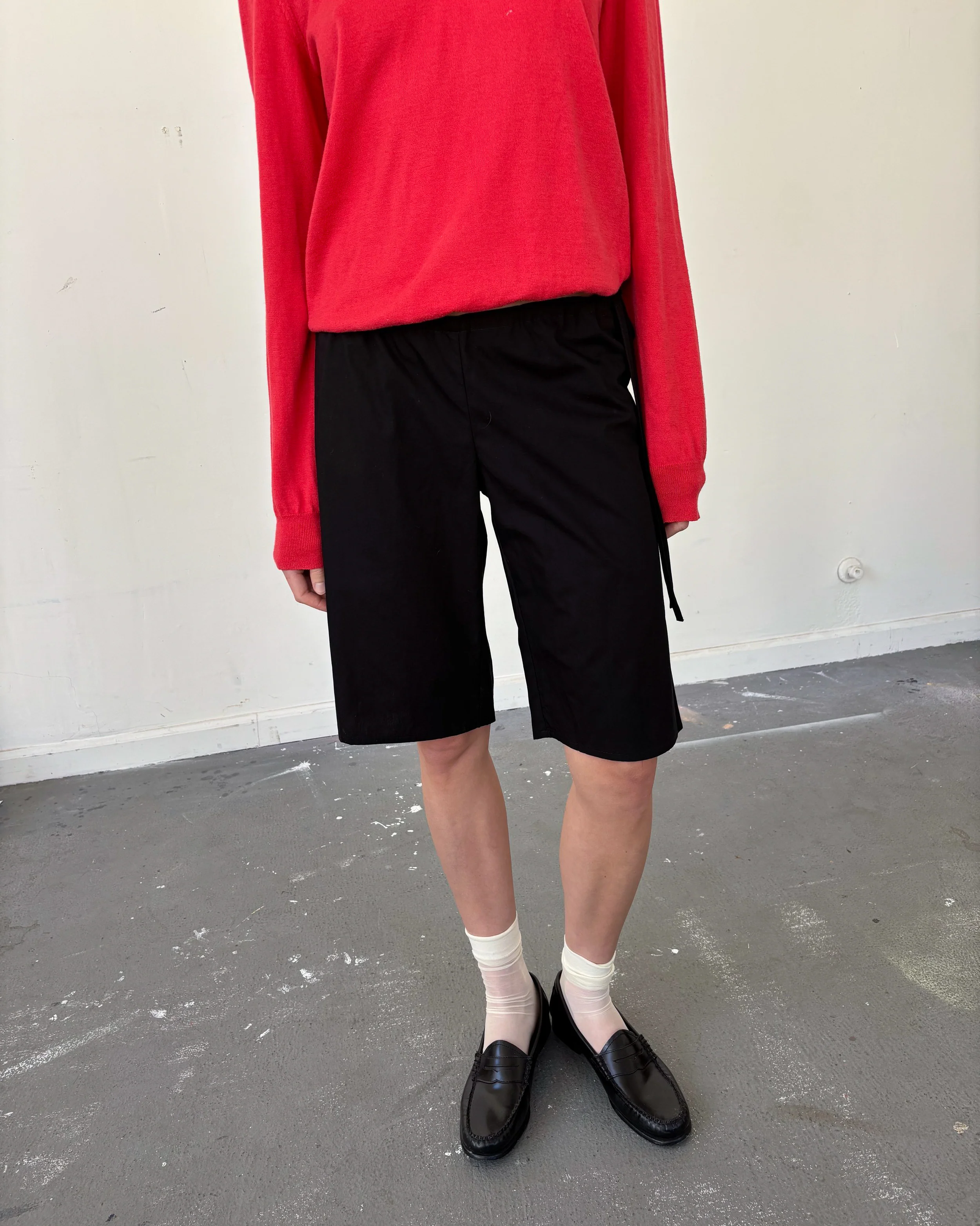 Tie Shorts | Black - Image 4