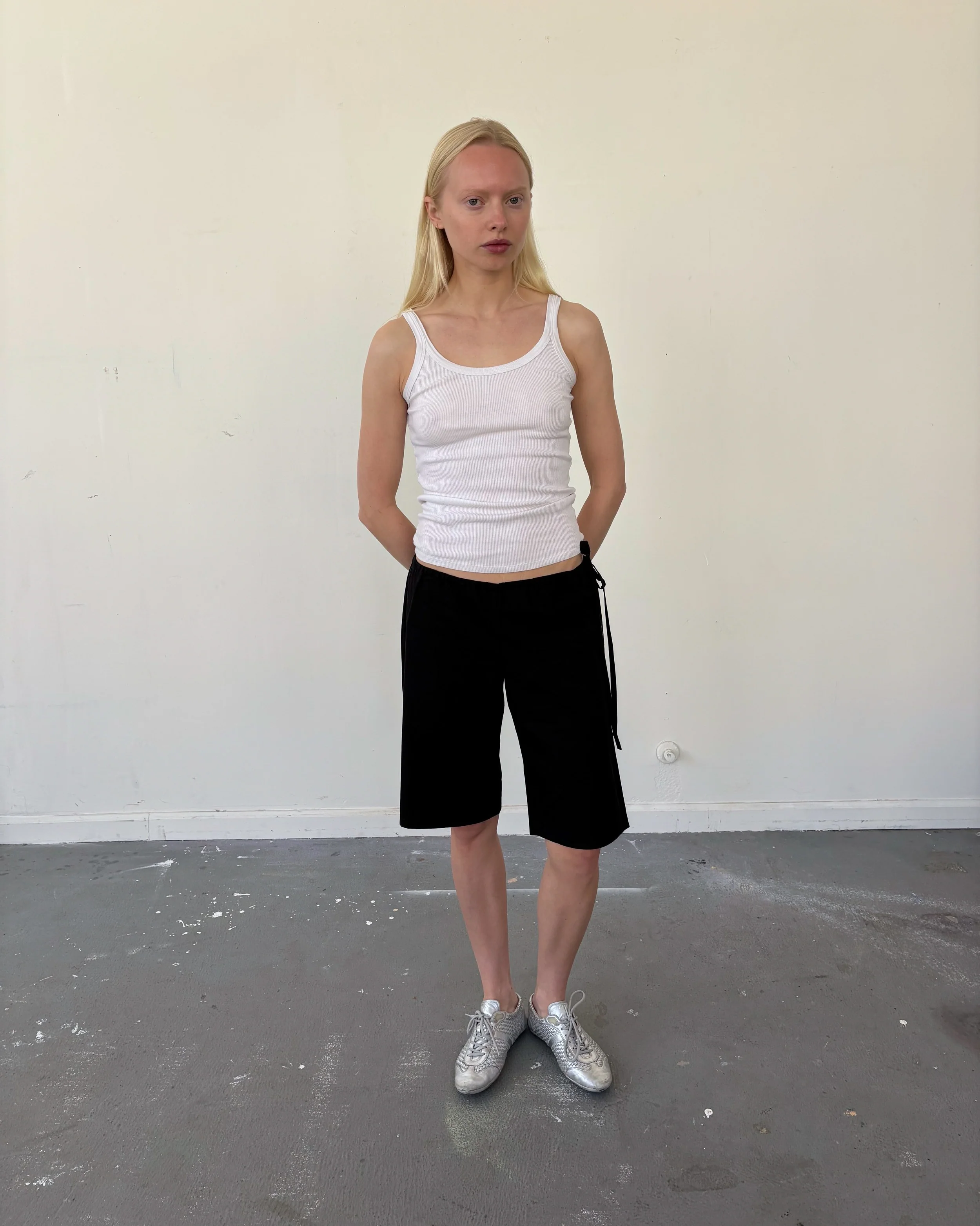 Tie Shorts | Black - Image 5