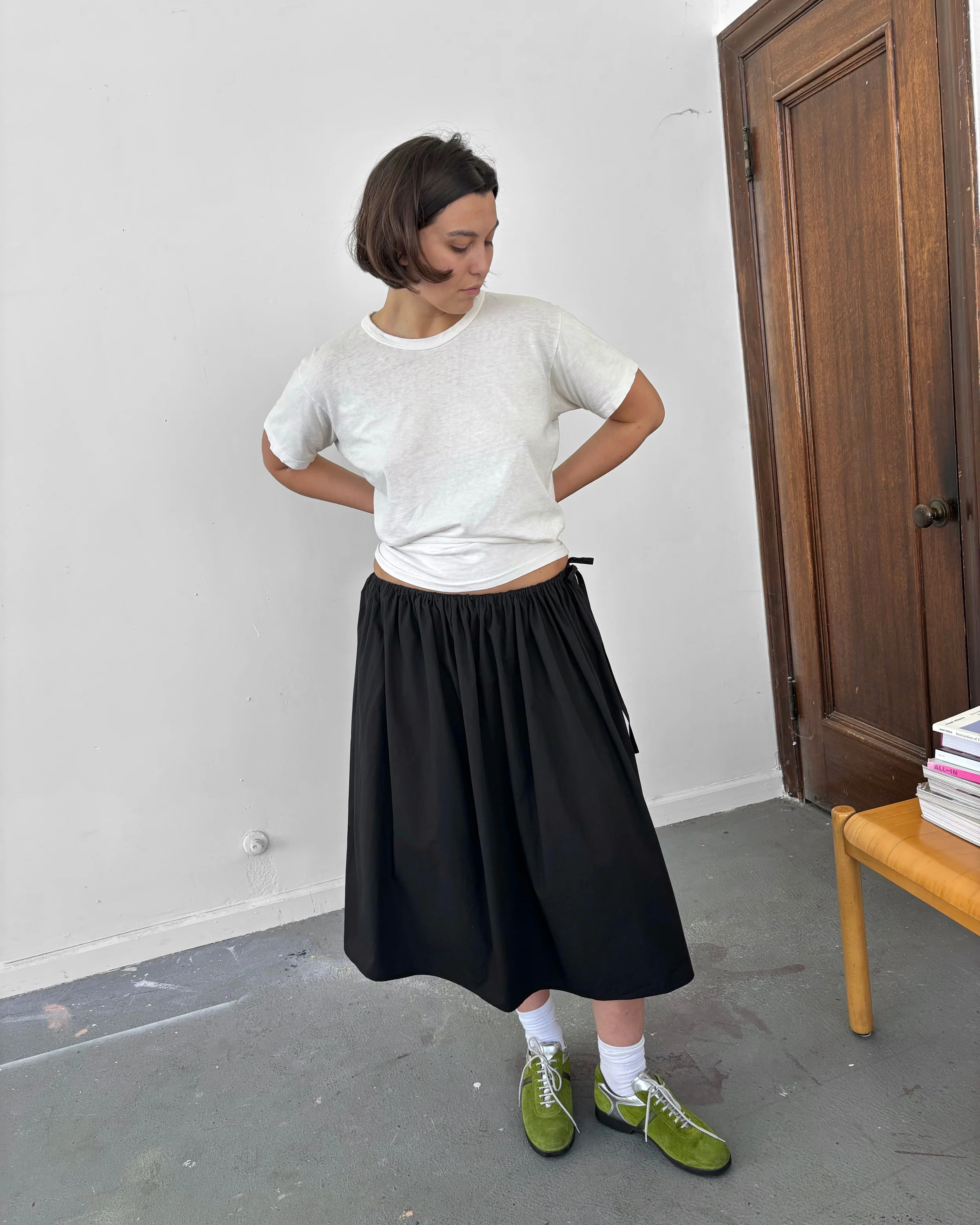 Tie Skirt | Black