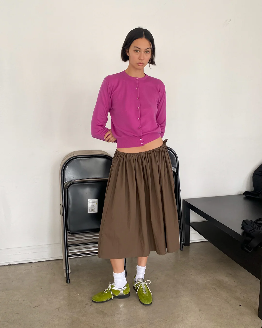 Tie Skirt | Chocolate - Image 3