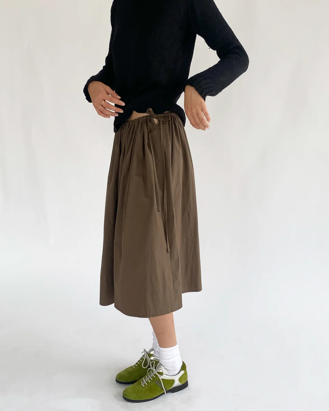 Tie Skirt | Chocolate - Image 5