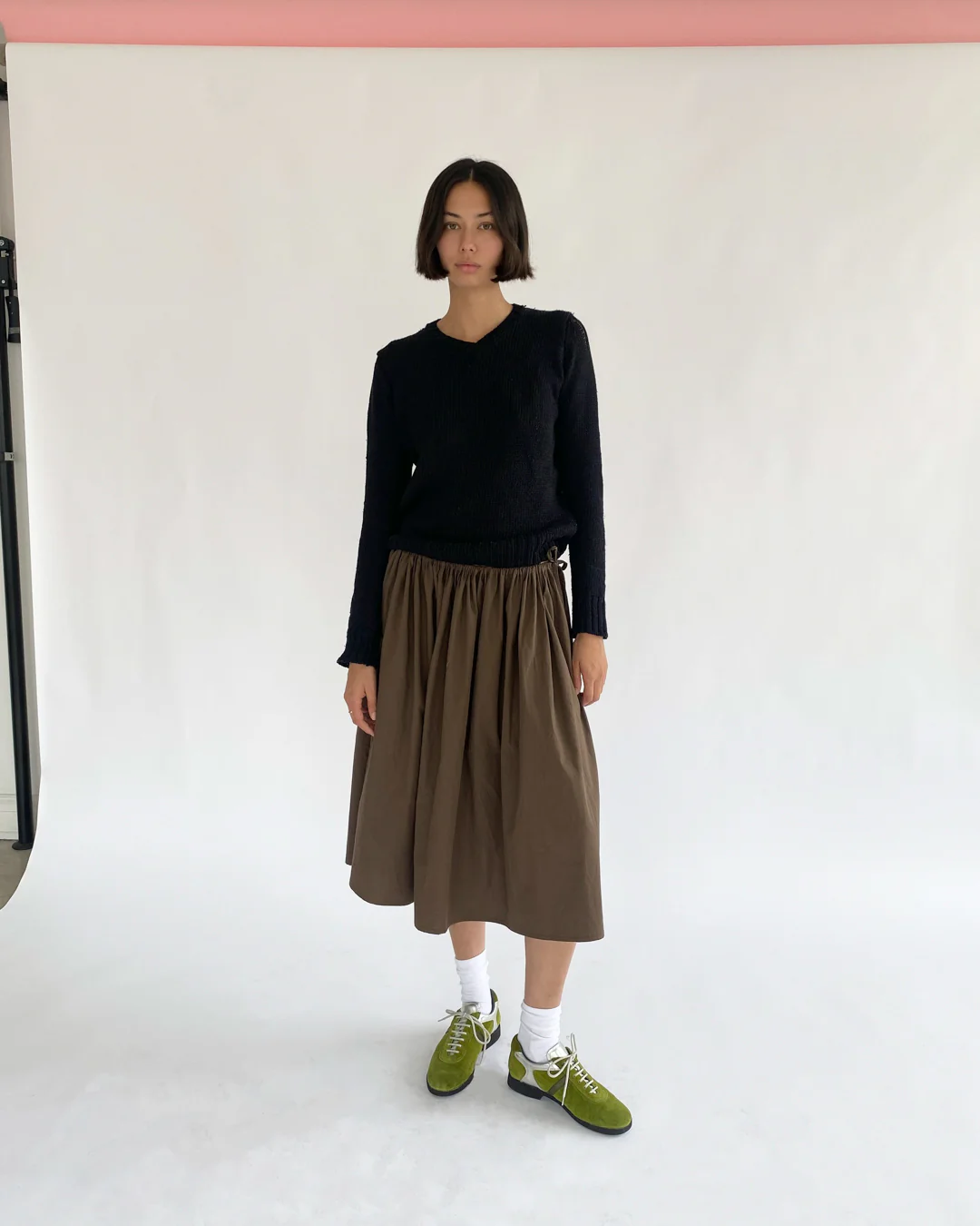 Tie Skirt | Chocolate - Image 6