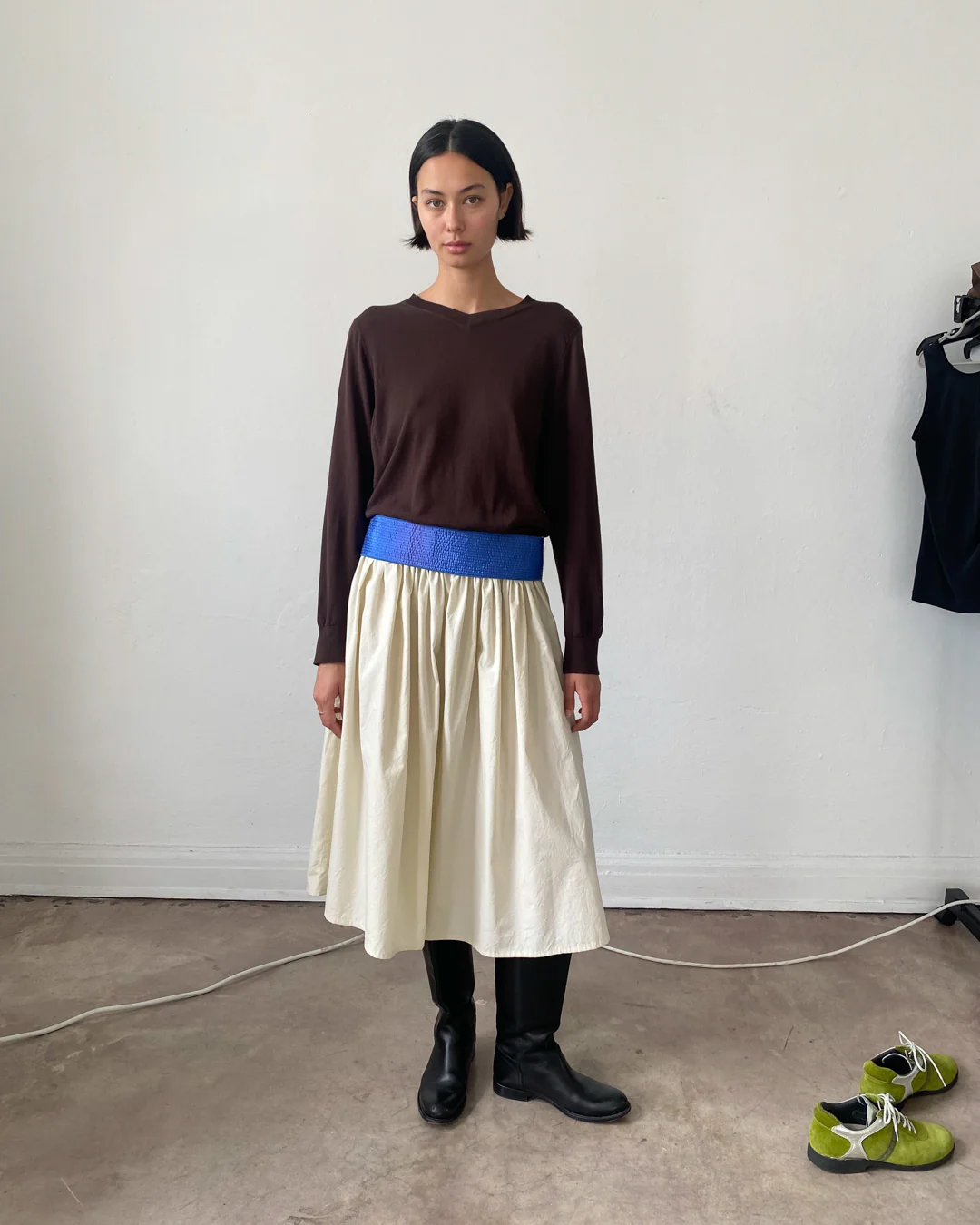 Tie Skirt | Rice - Image 3