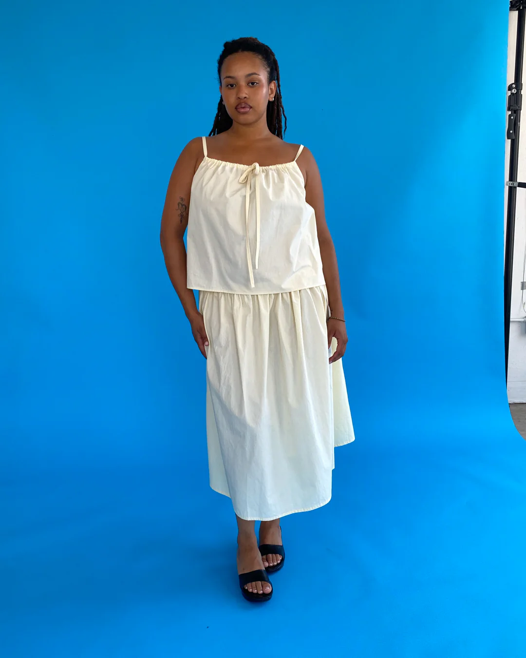 Tie Skirt | Rice - Image 4