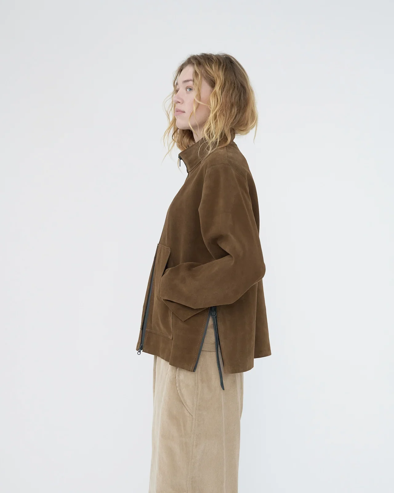 Suede Jacket | Brown - Image 4