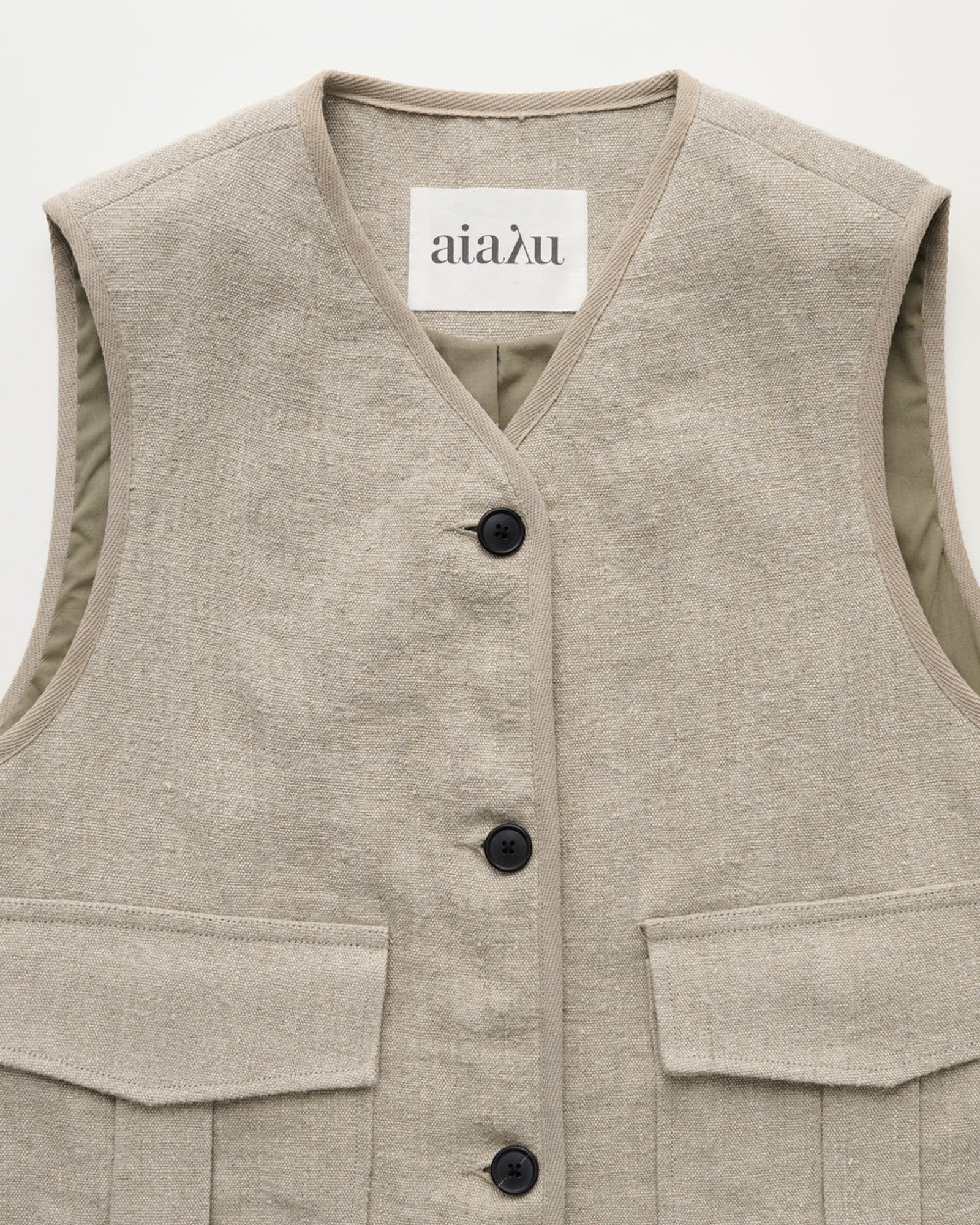 Vest Heavy Linen | Pure Natural - Image 5