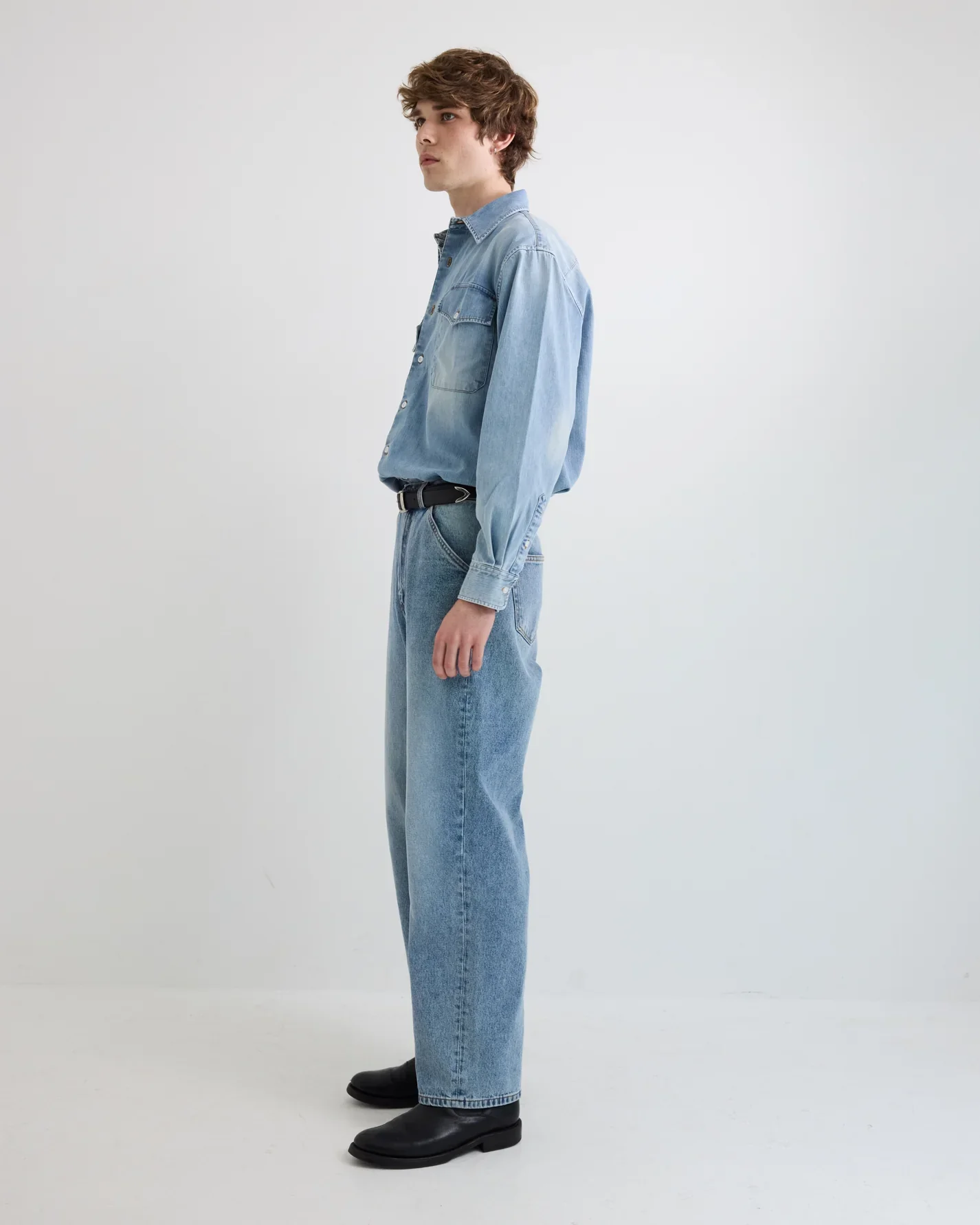 Washed Denim Utility Hugo | Bruce Wash - Image 5