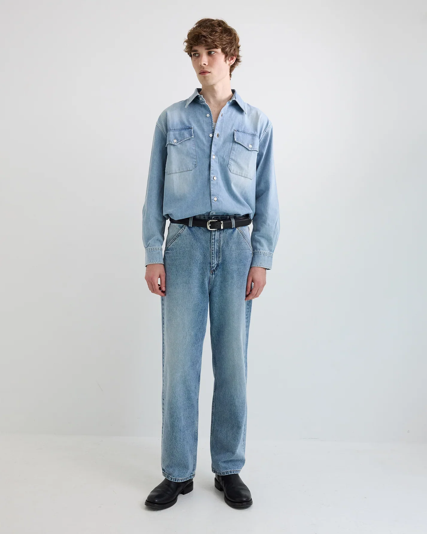 Washed Denim Utility Hugo | Bruce Wash - Image 6