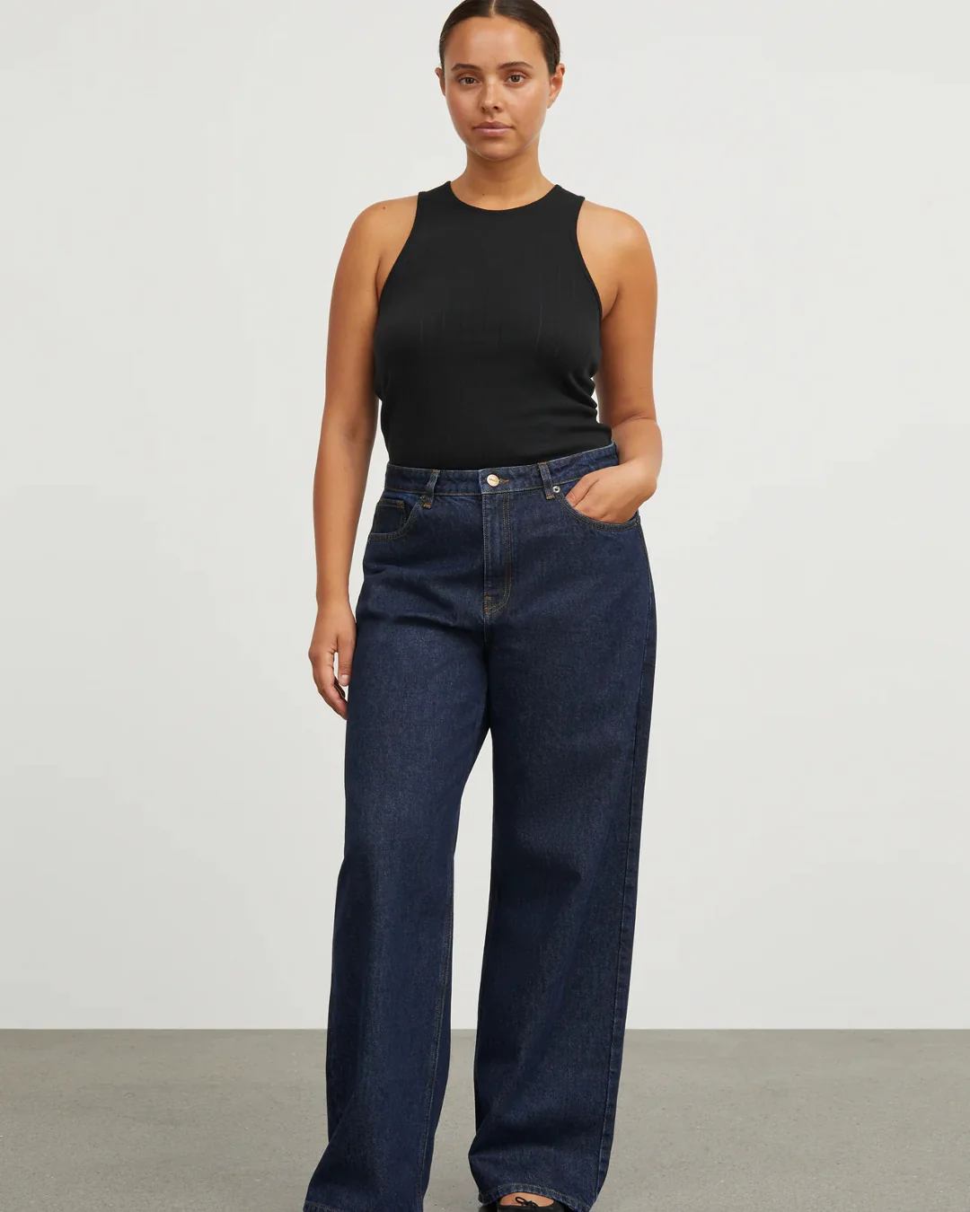 Willow Wide Jeans | Indigo Blue Denim - Image 2