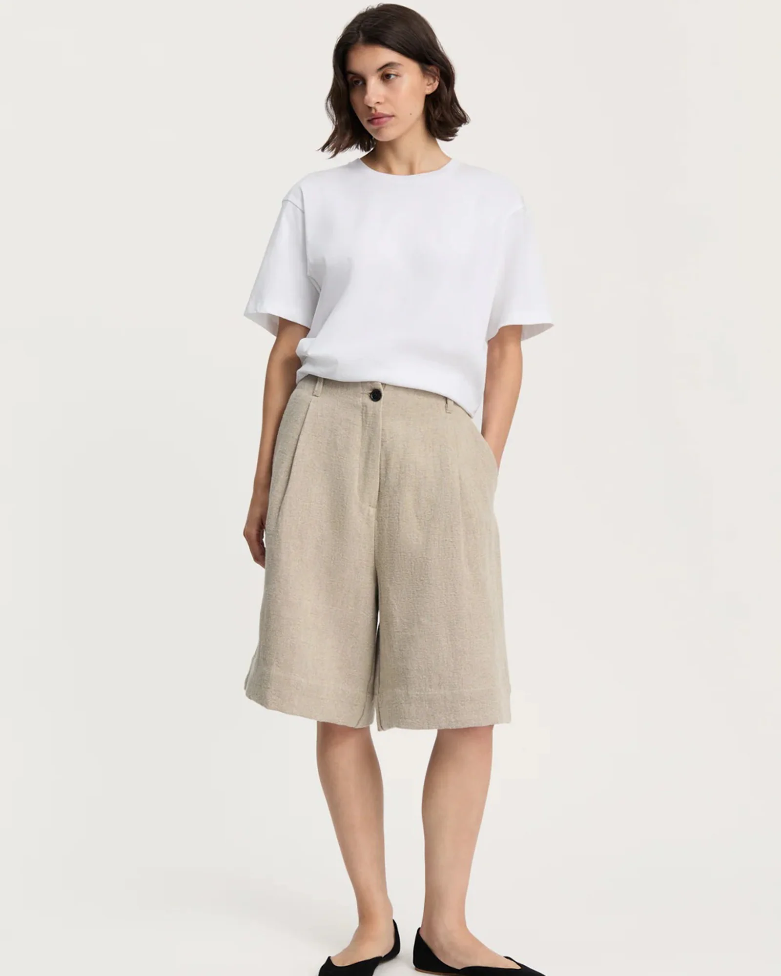 Willy Shorts Heavy Linen | Pure Natural - Image 2