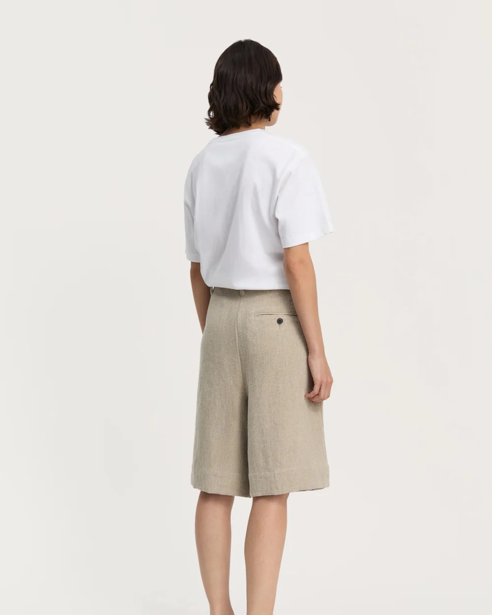Willy Shorts Heavy Linen | Pure Natural - Image 3